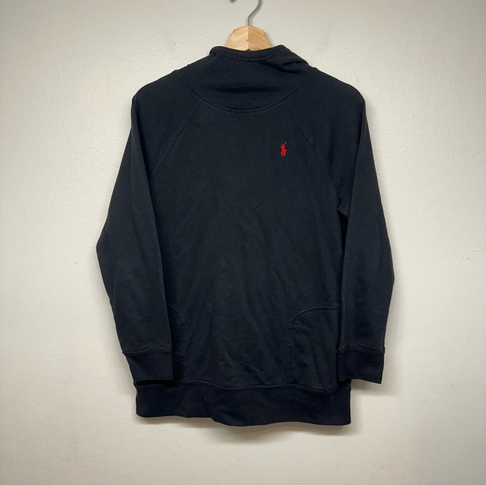Polo Ralph Lauren Hoodie Men XL Black Long Sleeve Hooded T-Shirt Pullover